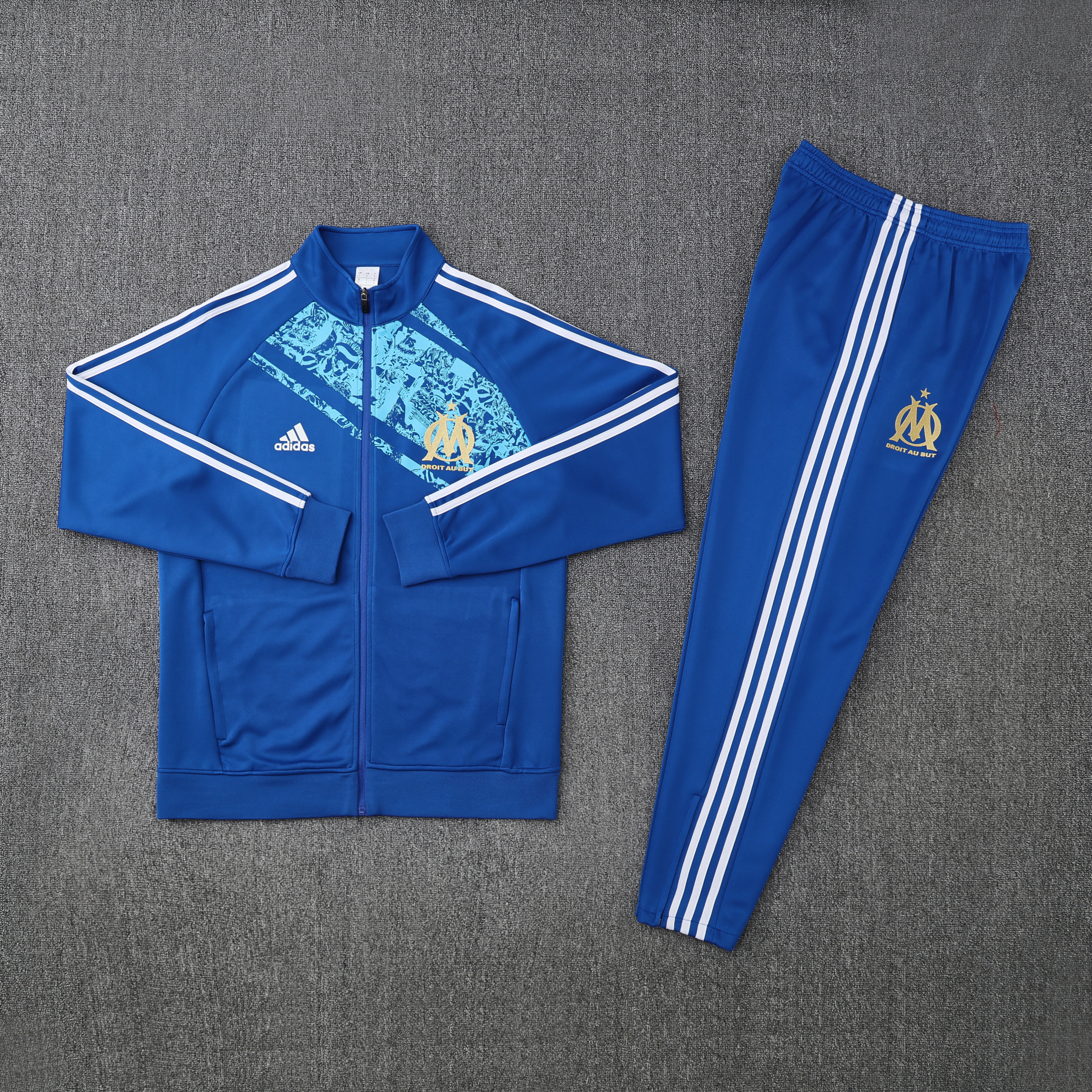 Marseille Retro Training Kit (Jacket+Pants) Blue 2025/26