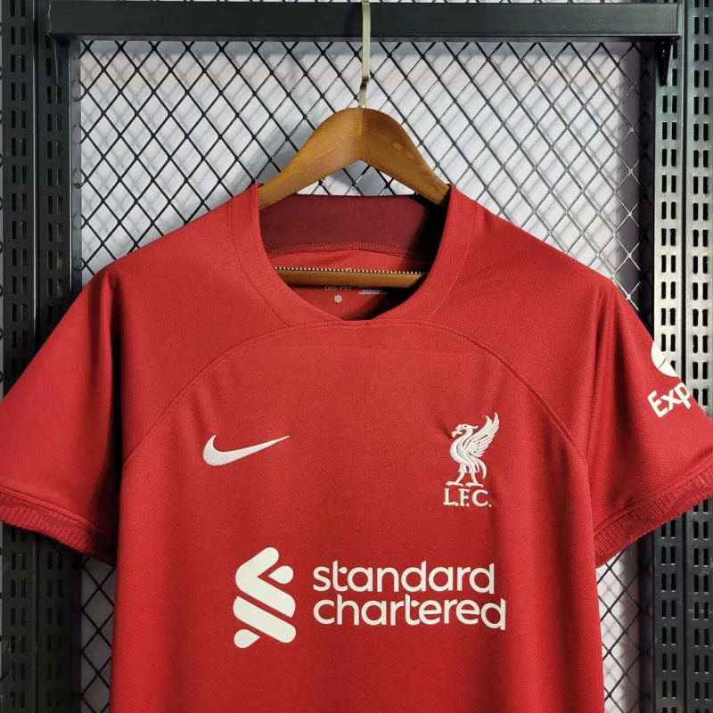 Liverpool Retro Football Jersey Home Custom Shirt 2021/22