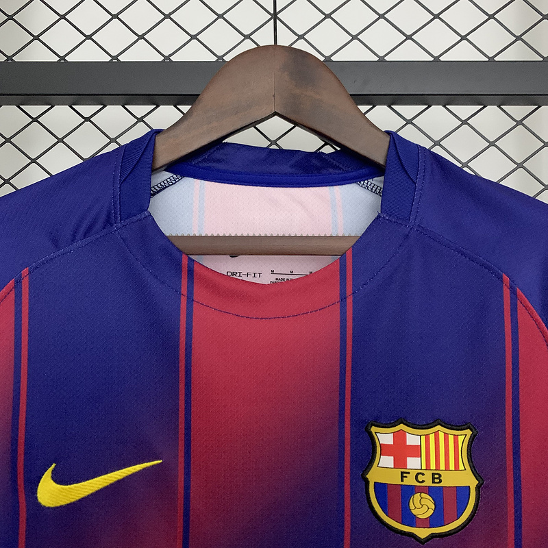 Barcelona Home Soccer Jersey Custom Shirt 2025/26