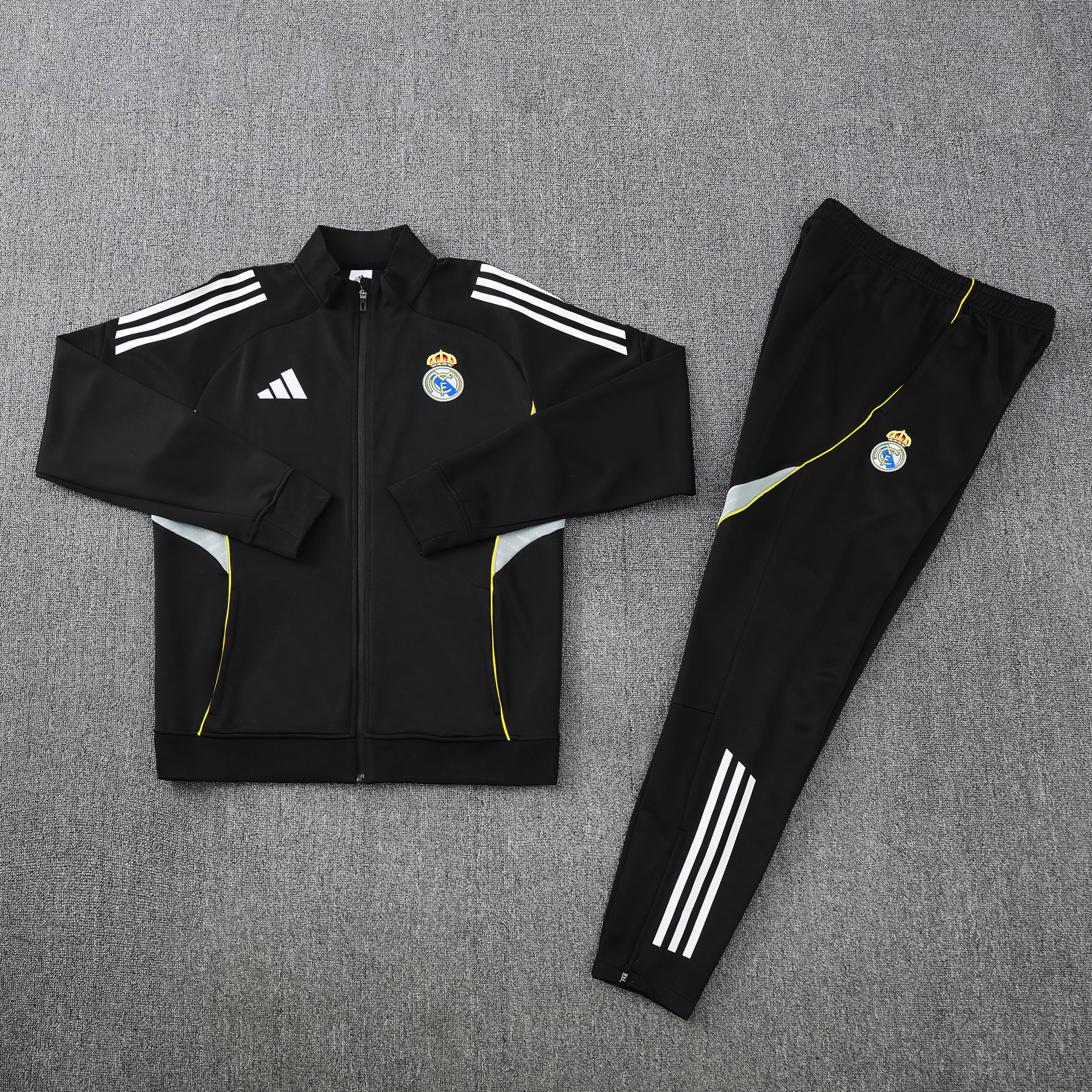 Real Madrid Training Kit (Jacket+Pants) Black 2025/26