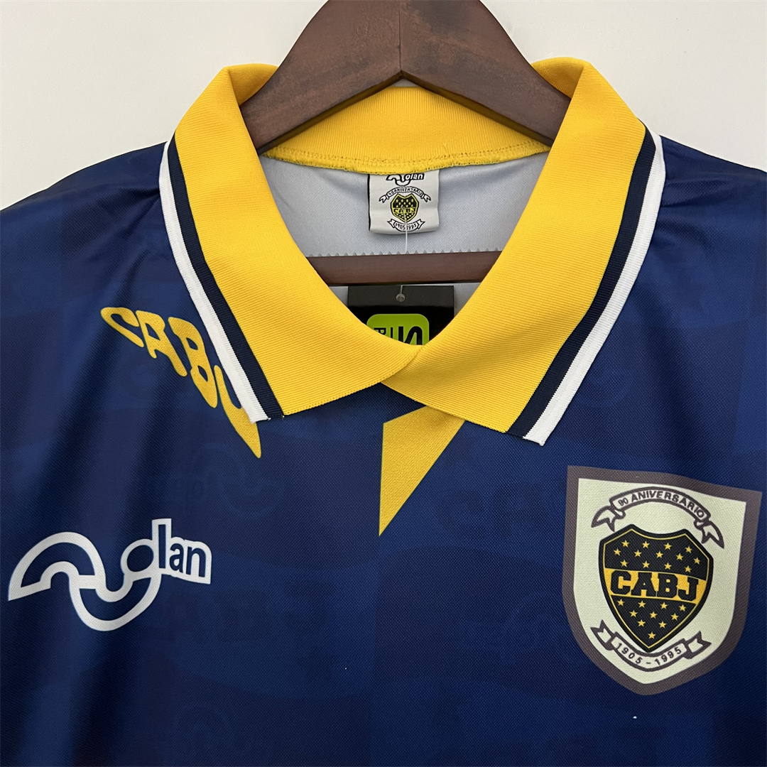 Boca Juniors Retro Soccer Jersey Home Custom Shirt 1995/96