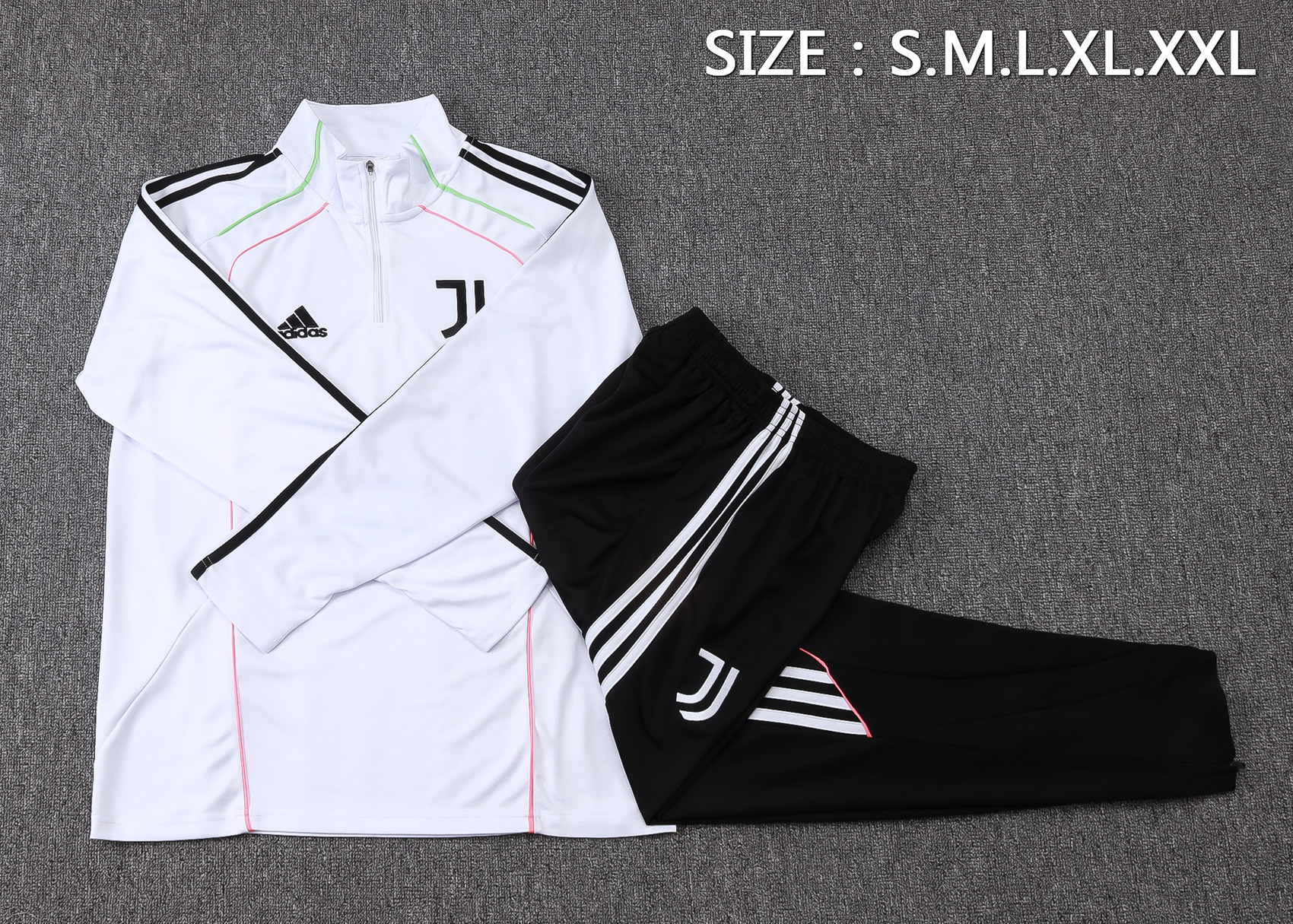 Juventus Training Kit (Sweatshirt+Pants) White 2025/26