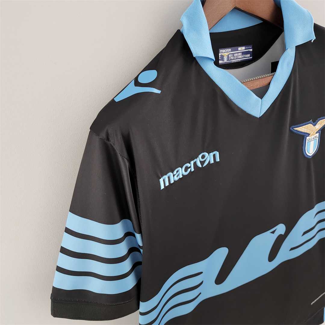 Lazio Retro Soccer Jersey Away Eagle Shirts Macron 115th Anniversary 2015/16