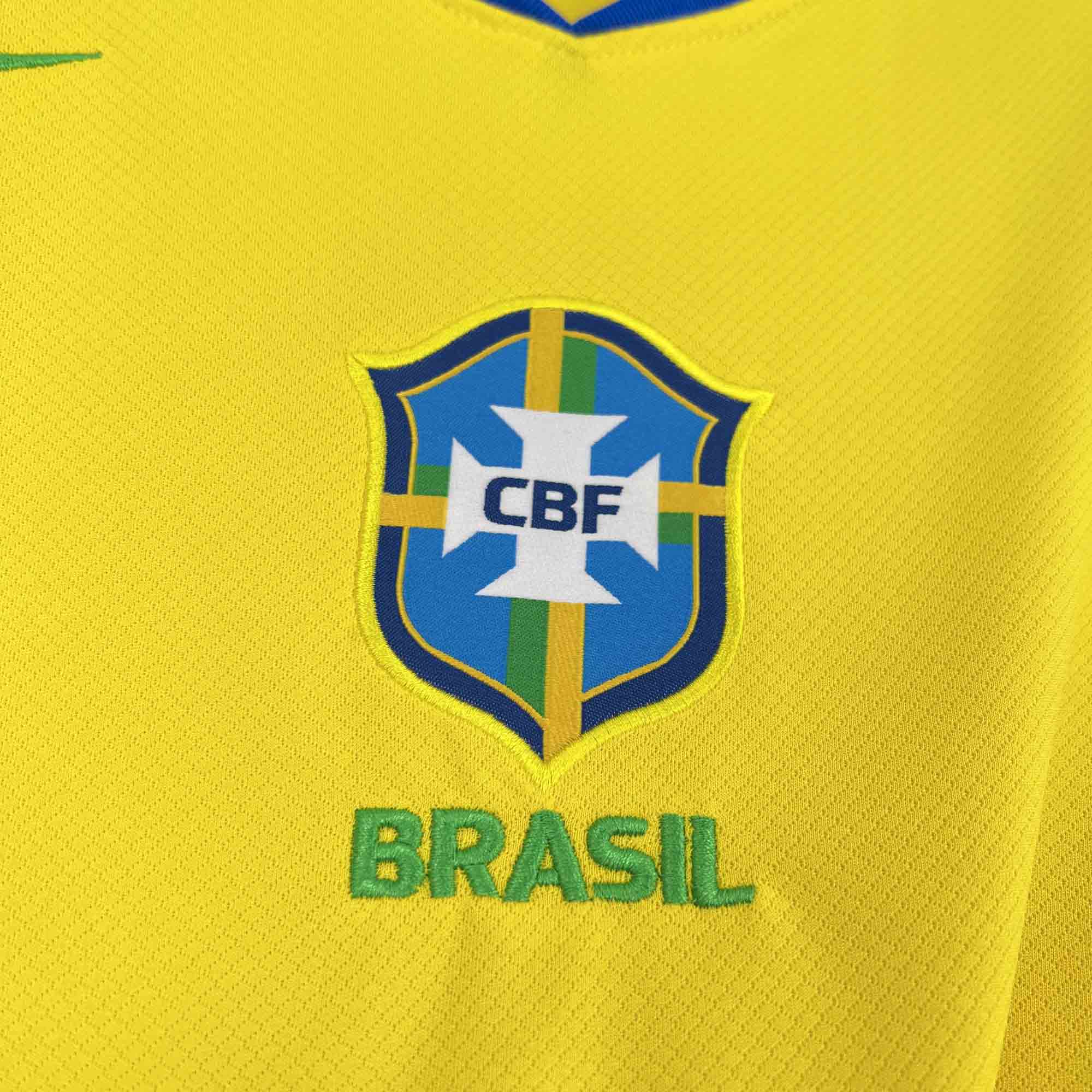 Brazil Soccer Jersey Home Custom Shirt 2025