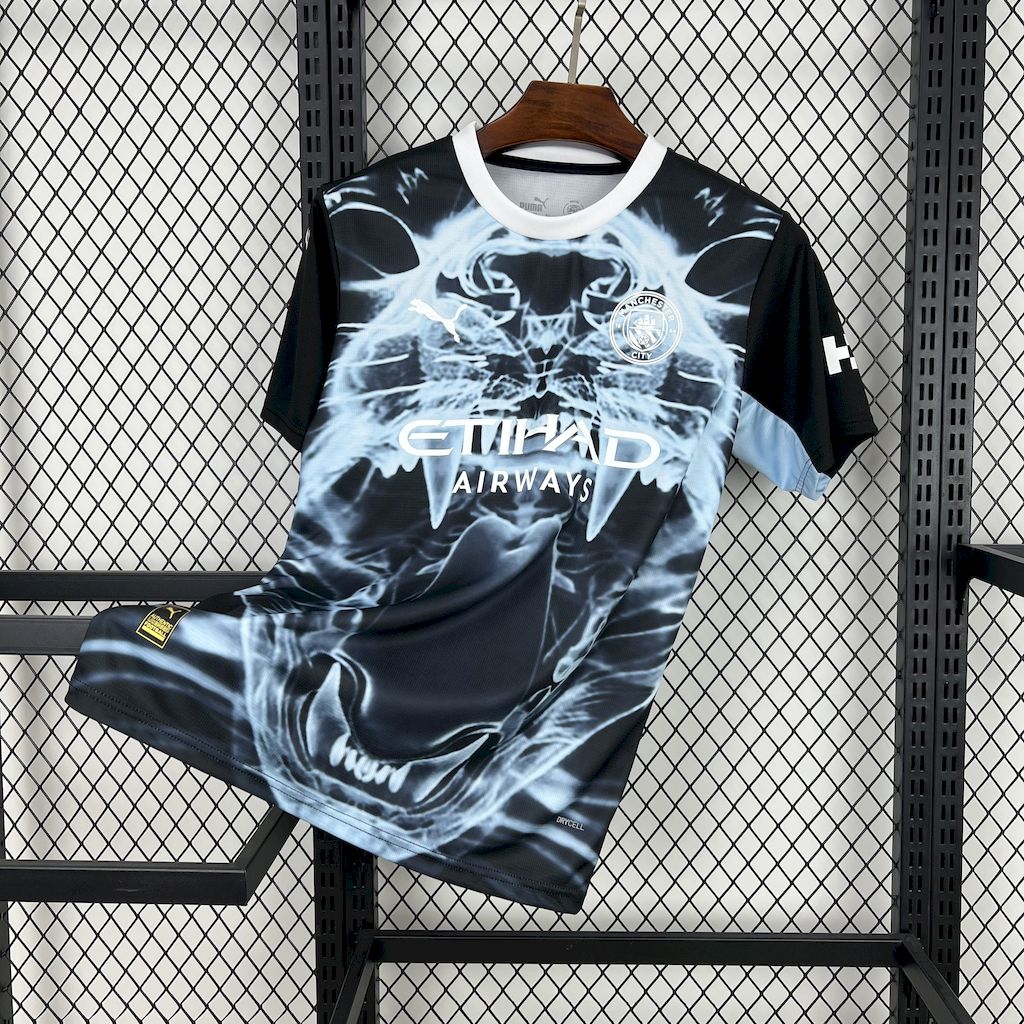 Manchester City Tiger Special Edition Football Jersey Shirt 2025/26