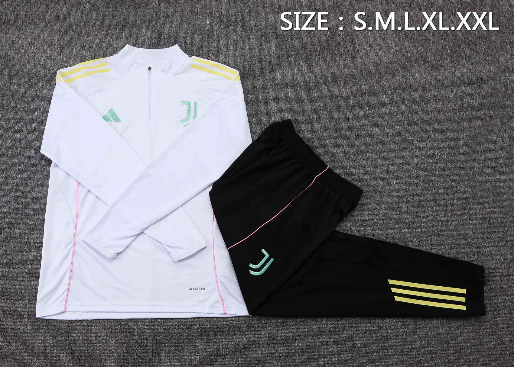 Juventus Training Kit (Sweatshirt+Pants) White 2025/26