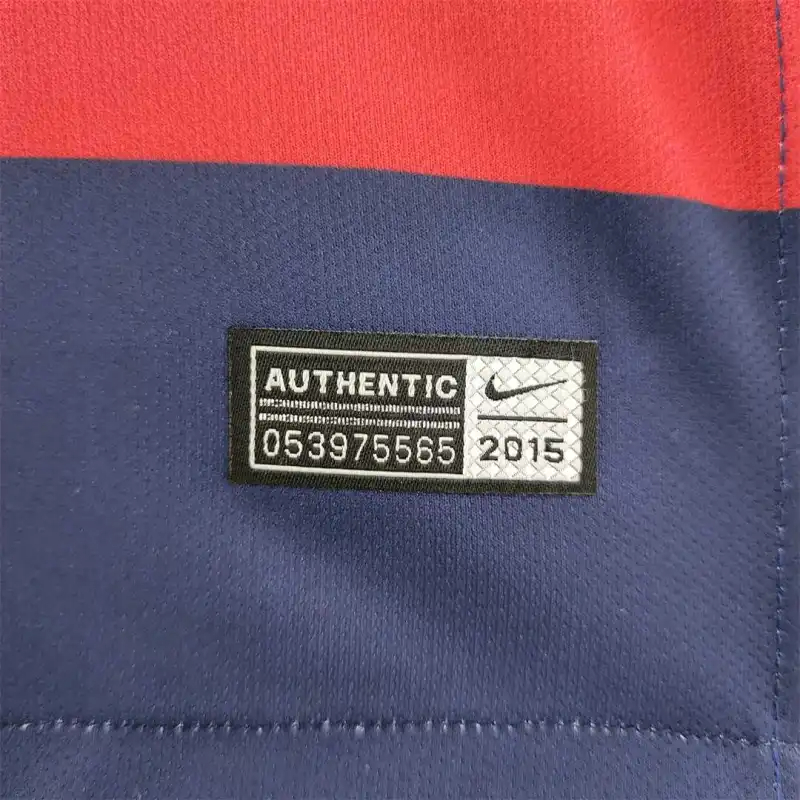 Barcelona Retro Jersey Home Soccer Shirt 2015-16