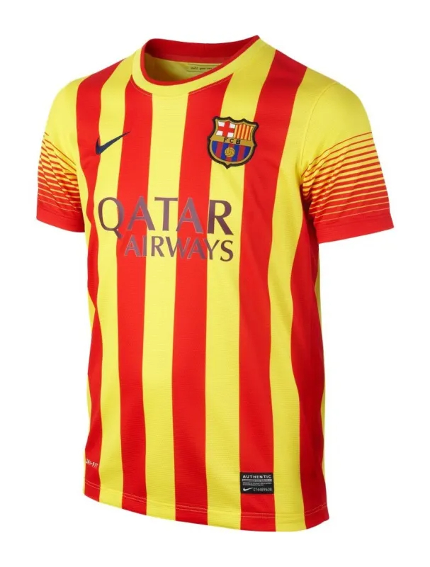 Barcelona Retro Jersey Away Soccer Shirt 2013-14