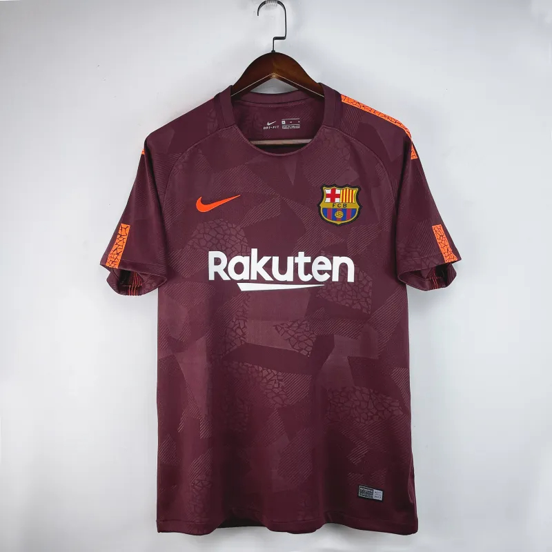 Barcelona Retro Jersey Third Away Soccer Shirt 2017-18