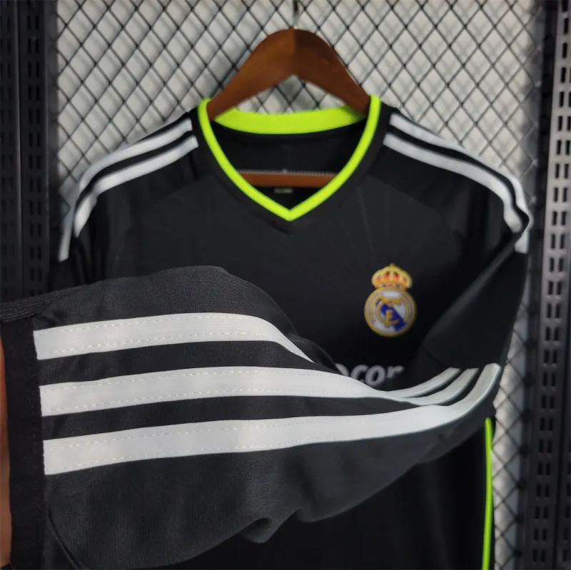 Real Madrid Retro Jersey Away Long Sleeve Soccer Custom Shirt 2010/11