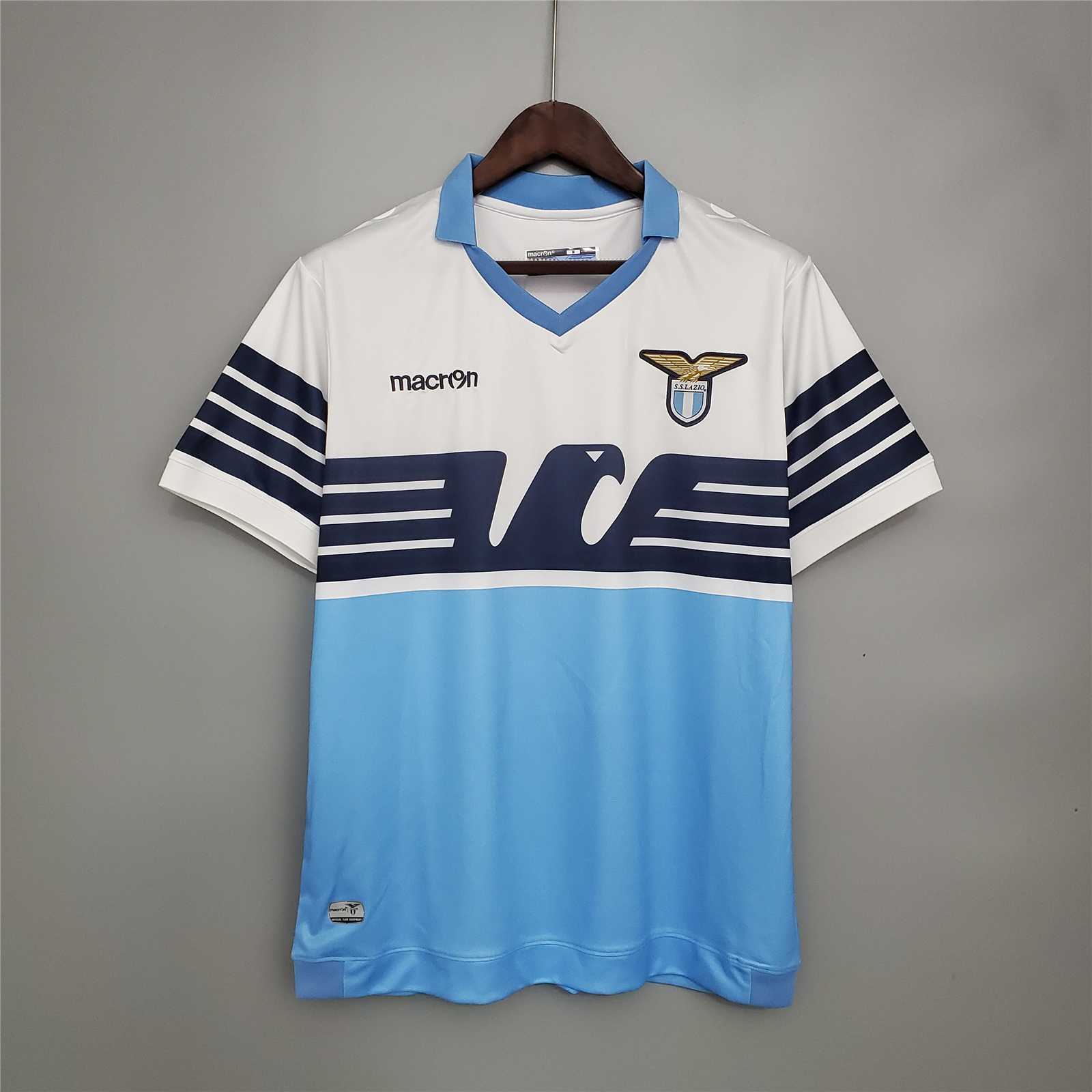 Lazio Retro Soccer Jersey Home Eagle Shirts Macron 115th Anniversary 2015/16