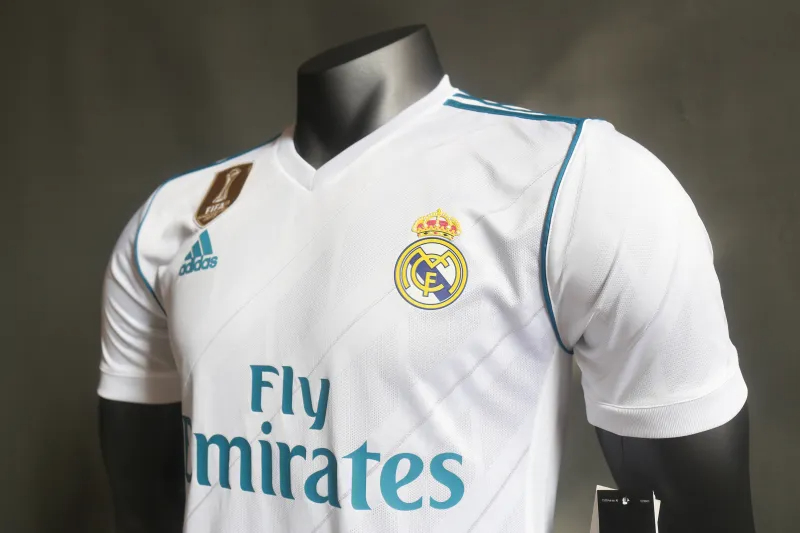 Real Madrid Authentic Retro Jersey Home Soccer Shirt 2017/18