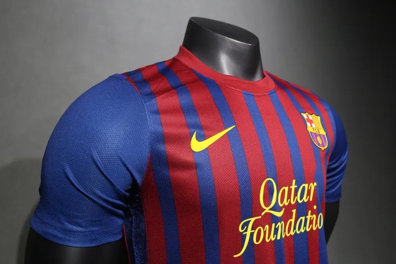 Authentic Barcelona Retro Jersey Home Soccer Shirt 2011-12