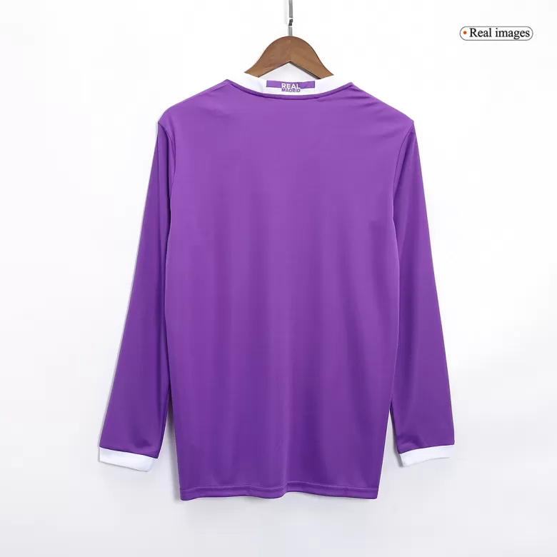 Real Madrid Retro Jersey Away Soccer Shirt Long Sleeve 2016/17