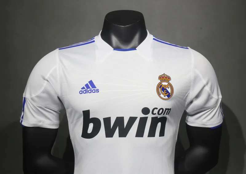 Real Madrid Authentic Retro Jersey Home Soccer Shirt 2010/11