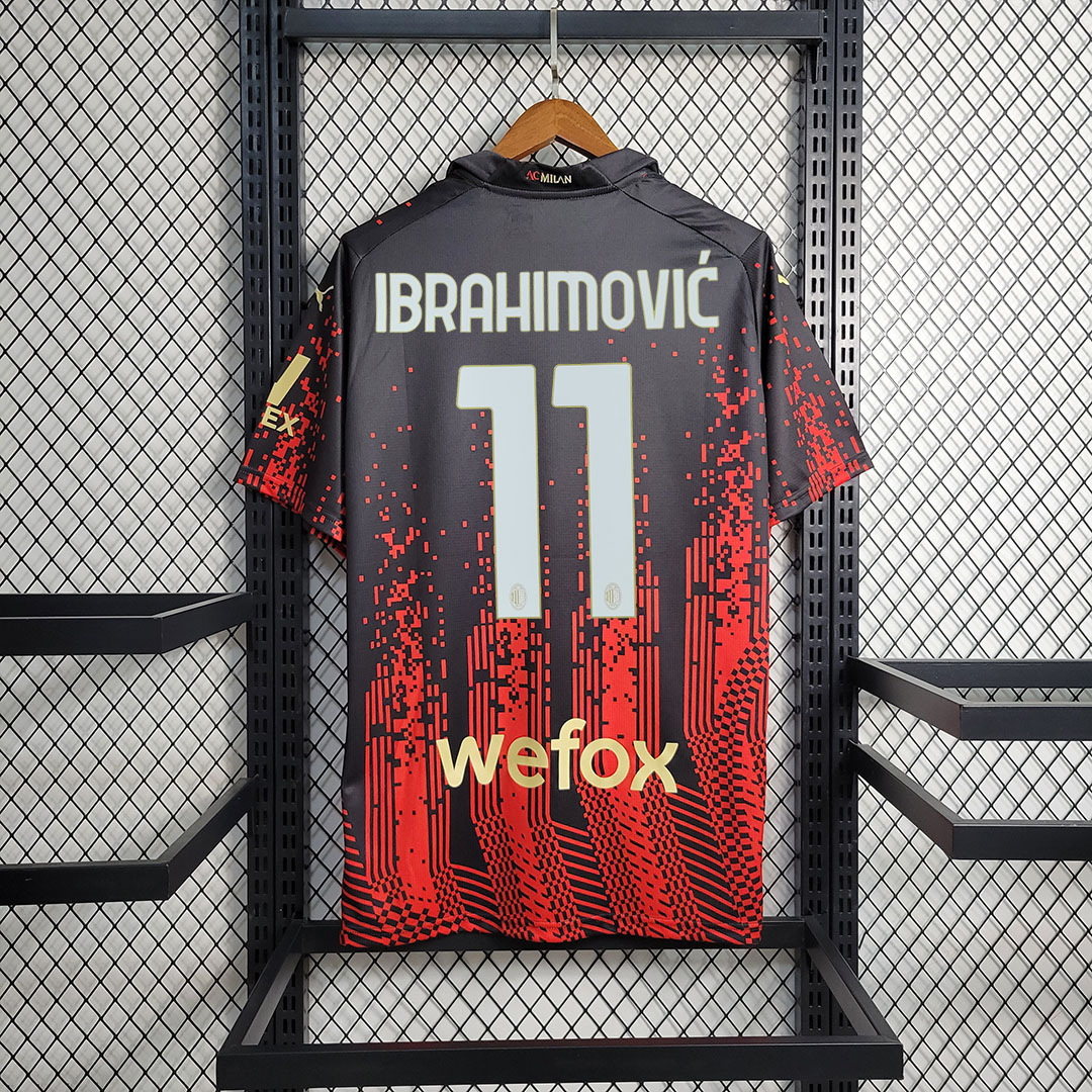 AC Milan Soccer Jersey Fourth Away Custom Shirt 2022/23