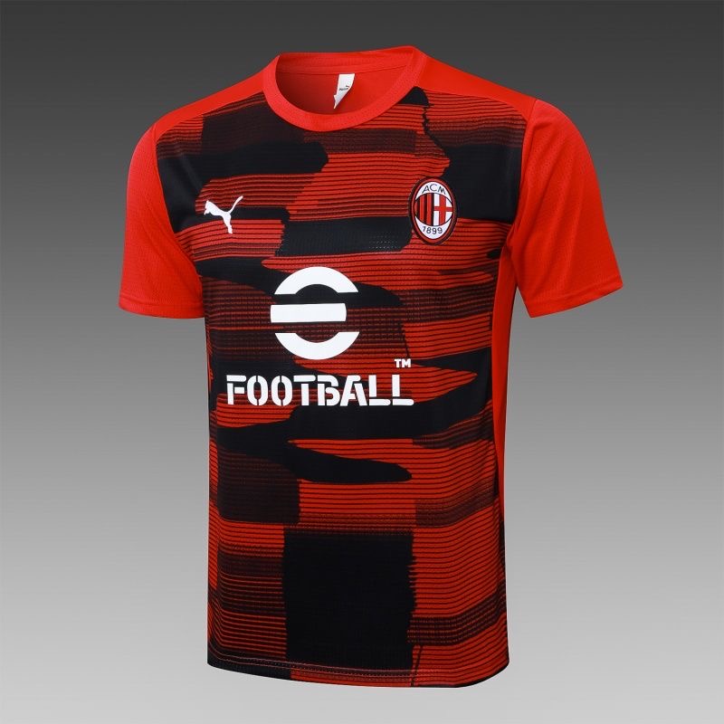 AC Milan Training Jersey Kit Red&Black 2024/25
