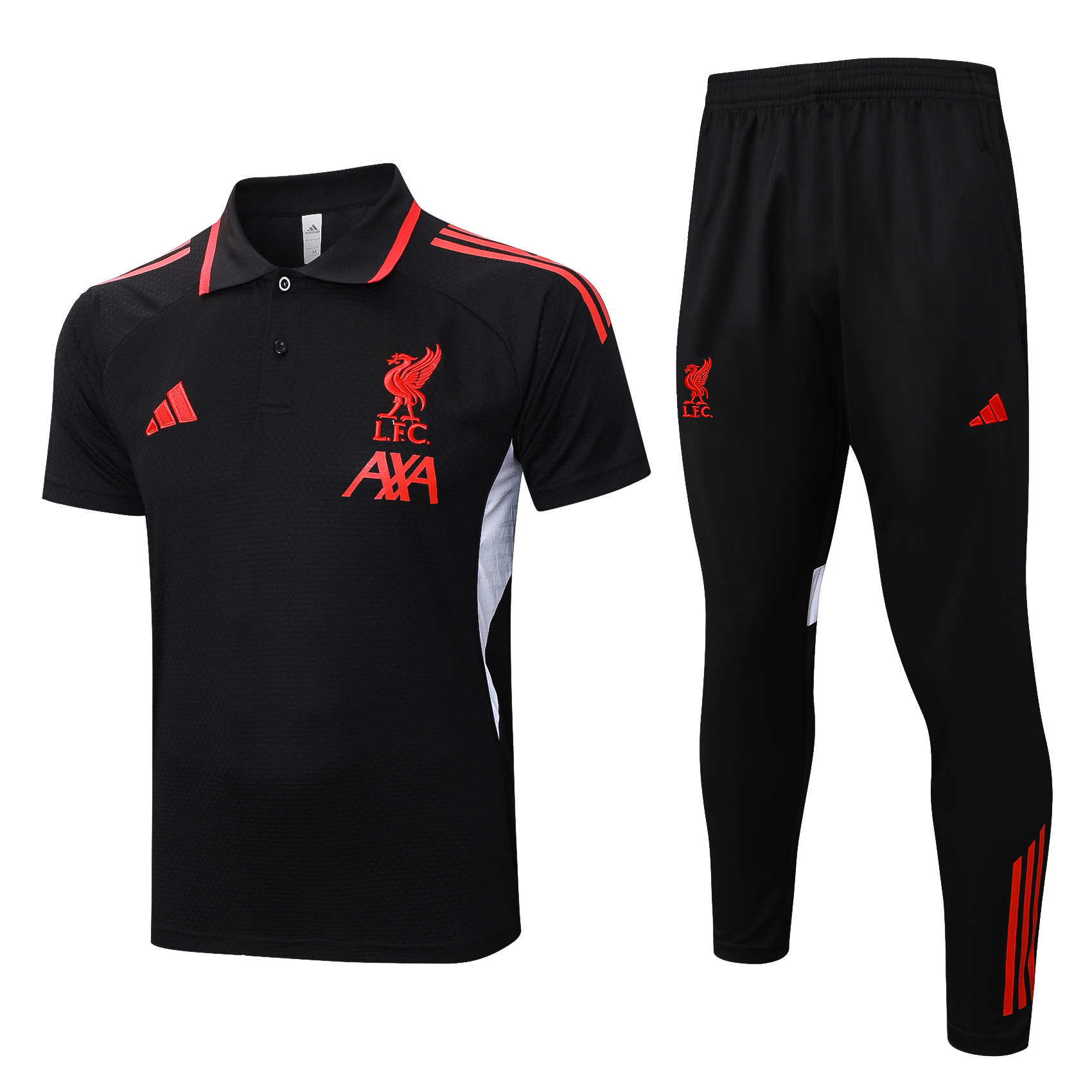 Liverpool Training Kit (Polo+Pants) Black 2025/26