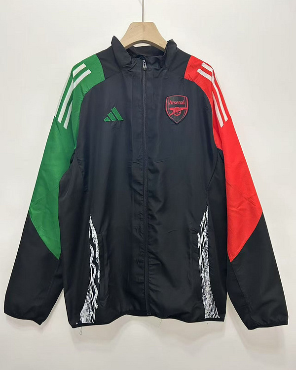 Arsenal Windbreaker Jacket Black 2025/26
