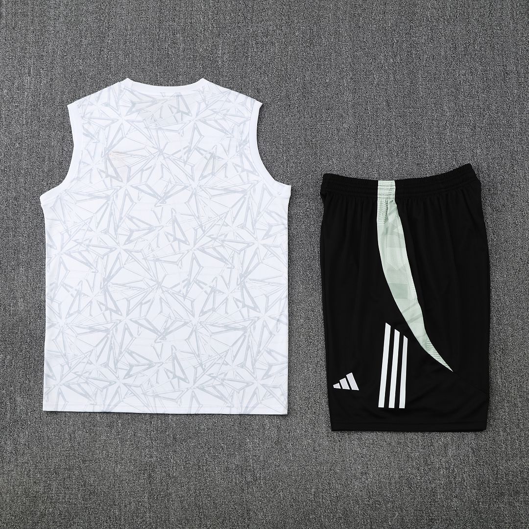 Real Madrid Sleeveless Training Kit White 2025/26