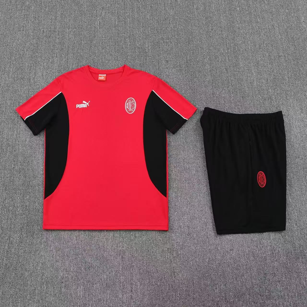 AC Milan Training Jersey Kit Red 2025/26