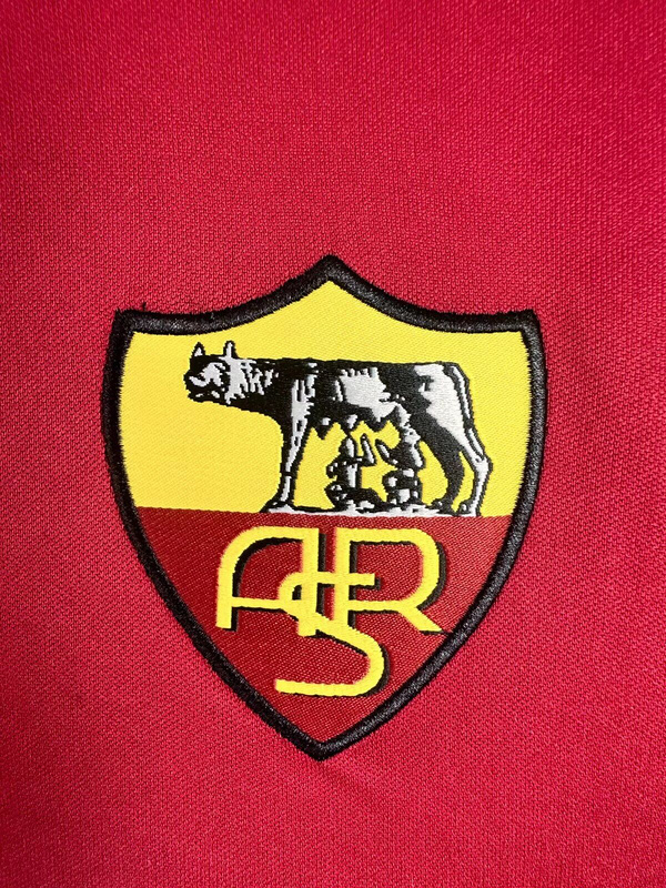 Roma Retro Soccer Jersey Home Long Sleeve Custom Shirt 1998/99