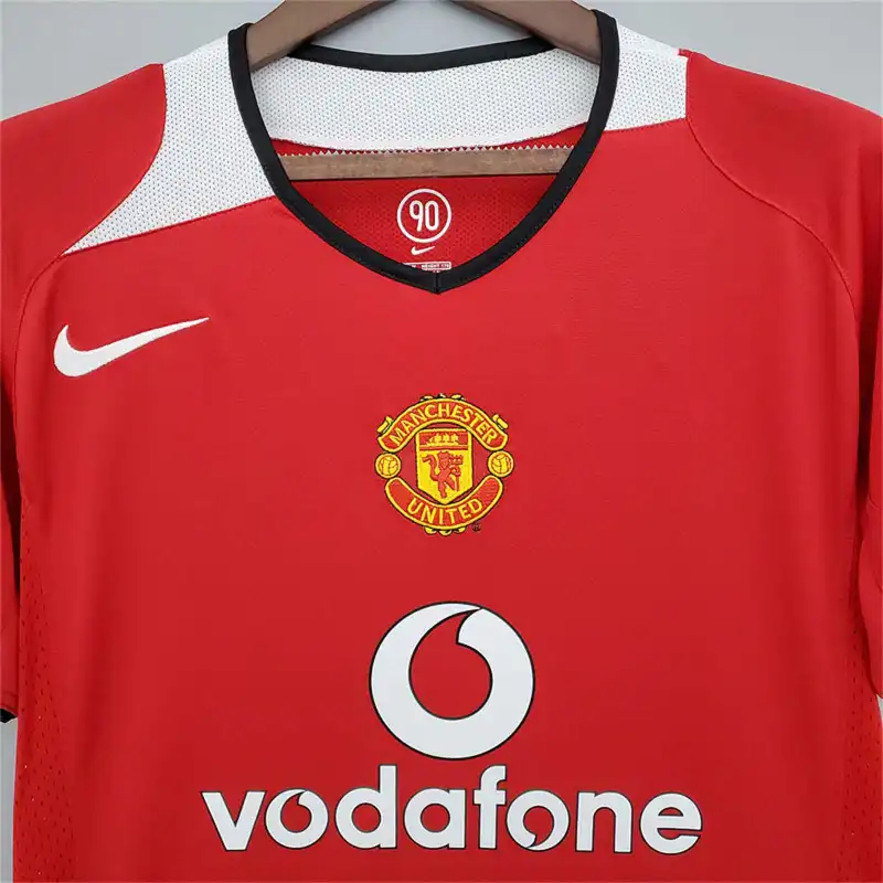 Rooney #8 Manchester United Retro Home Football Jersey Shirt 2004/06