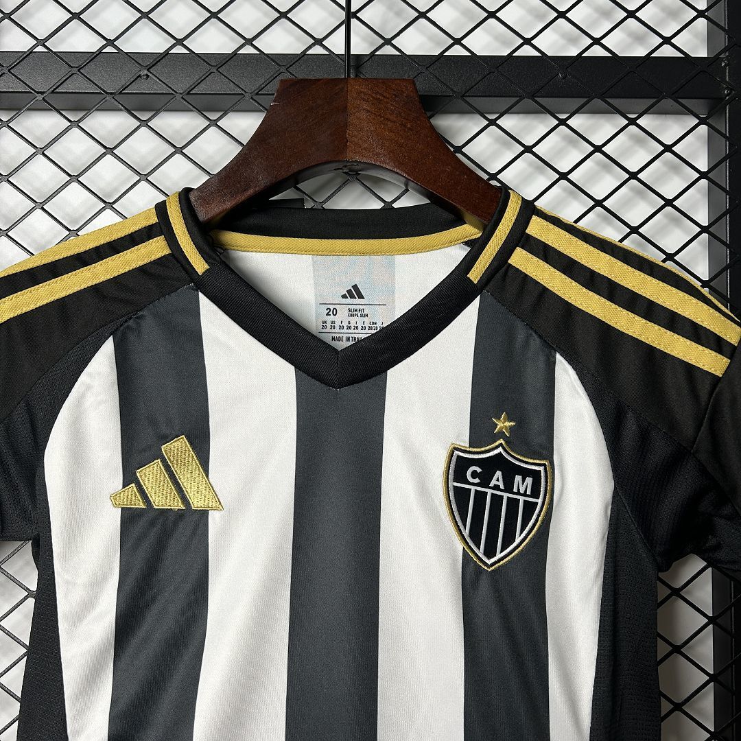 Atlético Mineiro Soccer Jersey Home Kids Kit Jersey+Shorts 2025