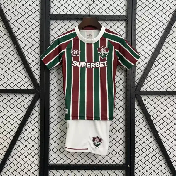 Fluminense FC Soccer Jersey Home Kids Kit Jersey+Shorts 2025-26