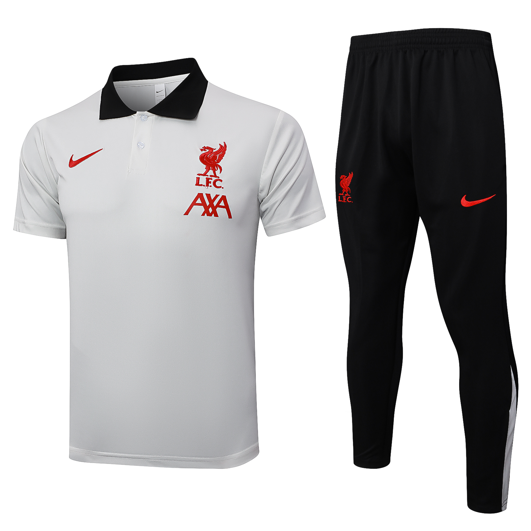 Liverpool Training Kit (Polo+Pants) White 2025/26
