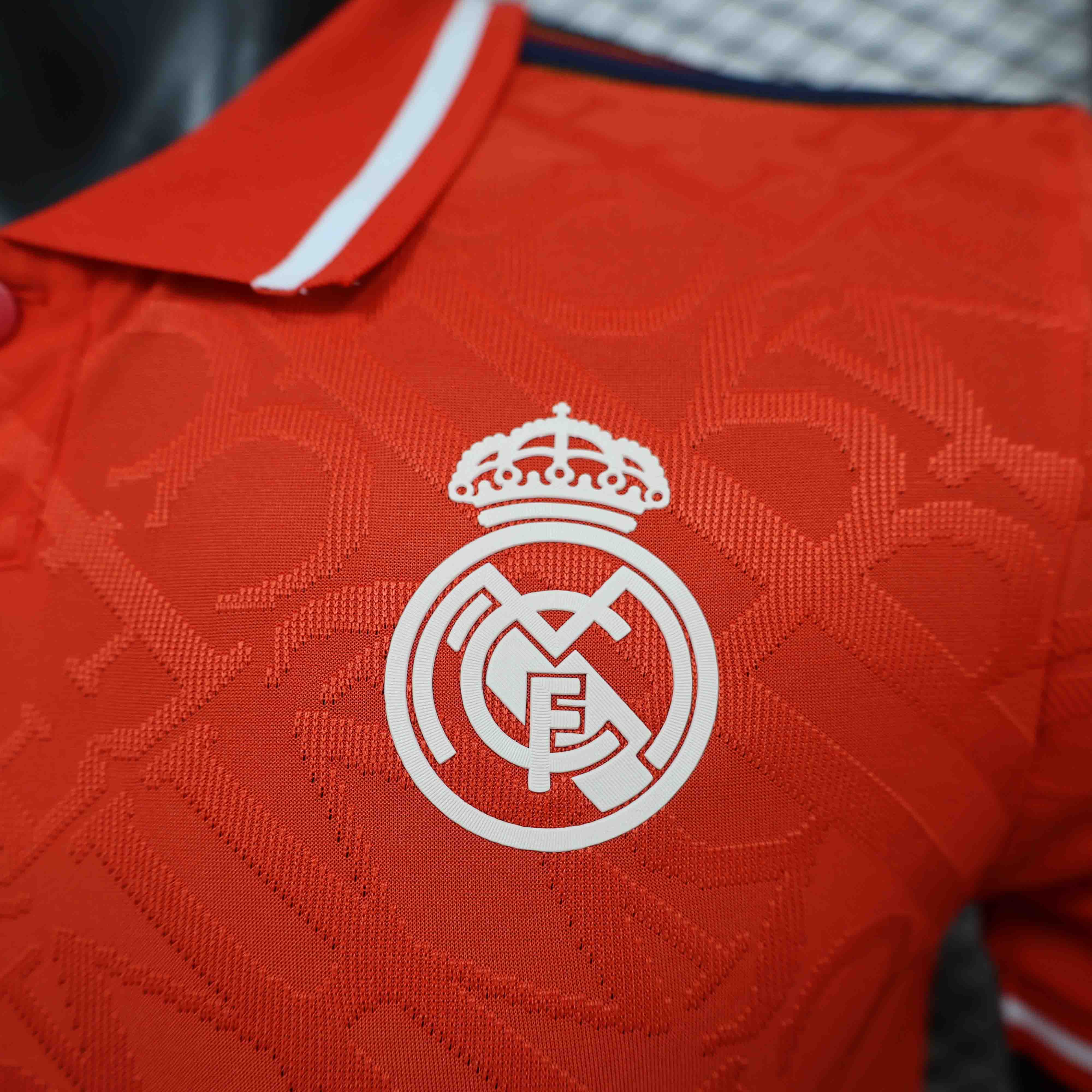Real Madrid Authentic Soccer Jersey Red Special Edition Shirt 2024/25