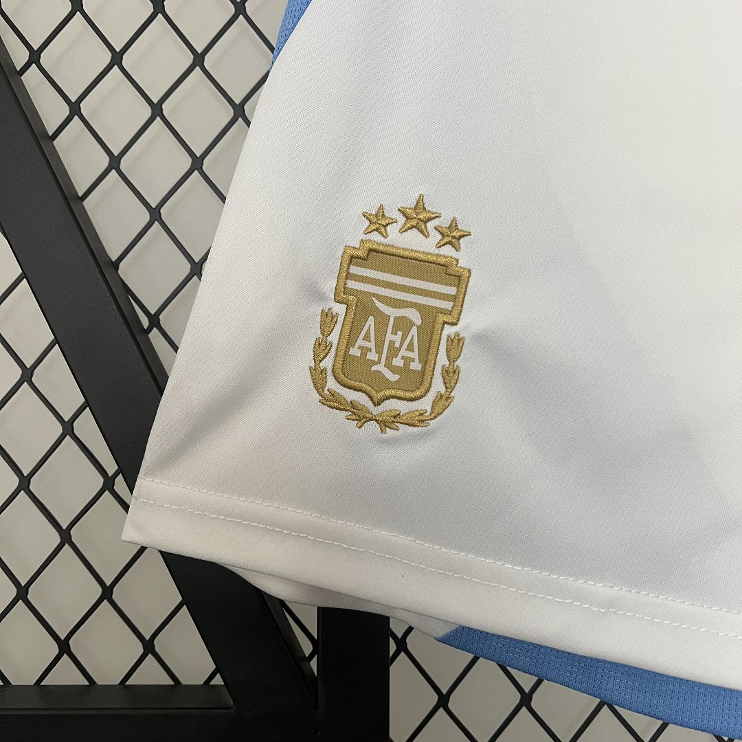 Argentina Soccer Jersey Home Shorts 2024