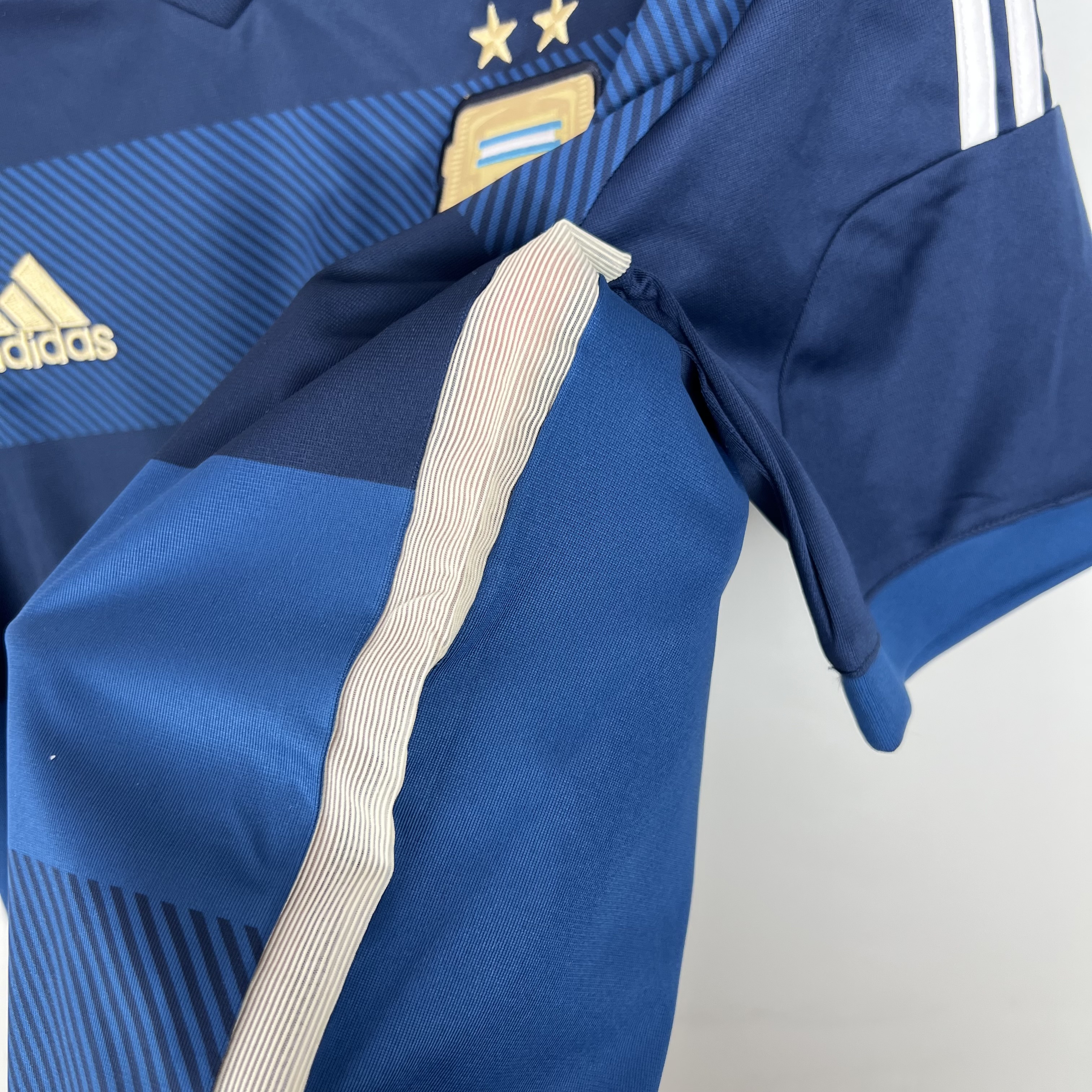 Argentina Retro Jersey Custom Away Football Jersey 2014