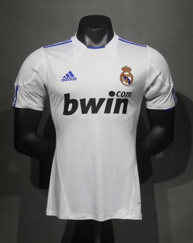 Real Madrid Authentic Retro Jersey Home Soccer Shirt 2010/11