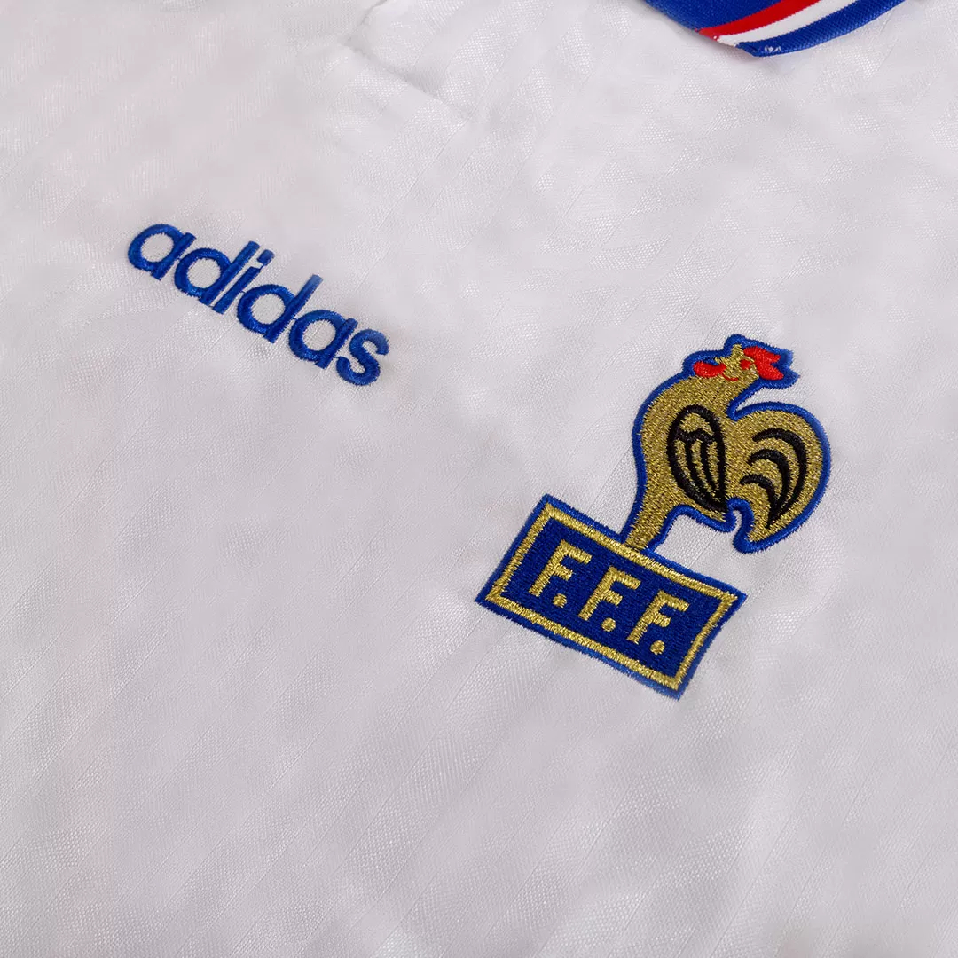 France Retro Soccer Jersey Away Custom Shirt World Cup 1994