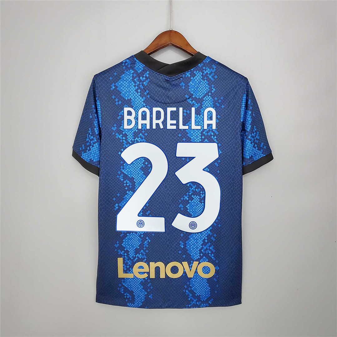 Inter Milan Retro Soccer Jersey Home Custom Shirt 2021/22