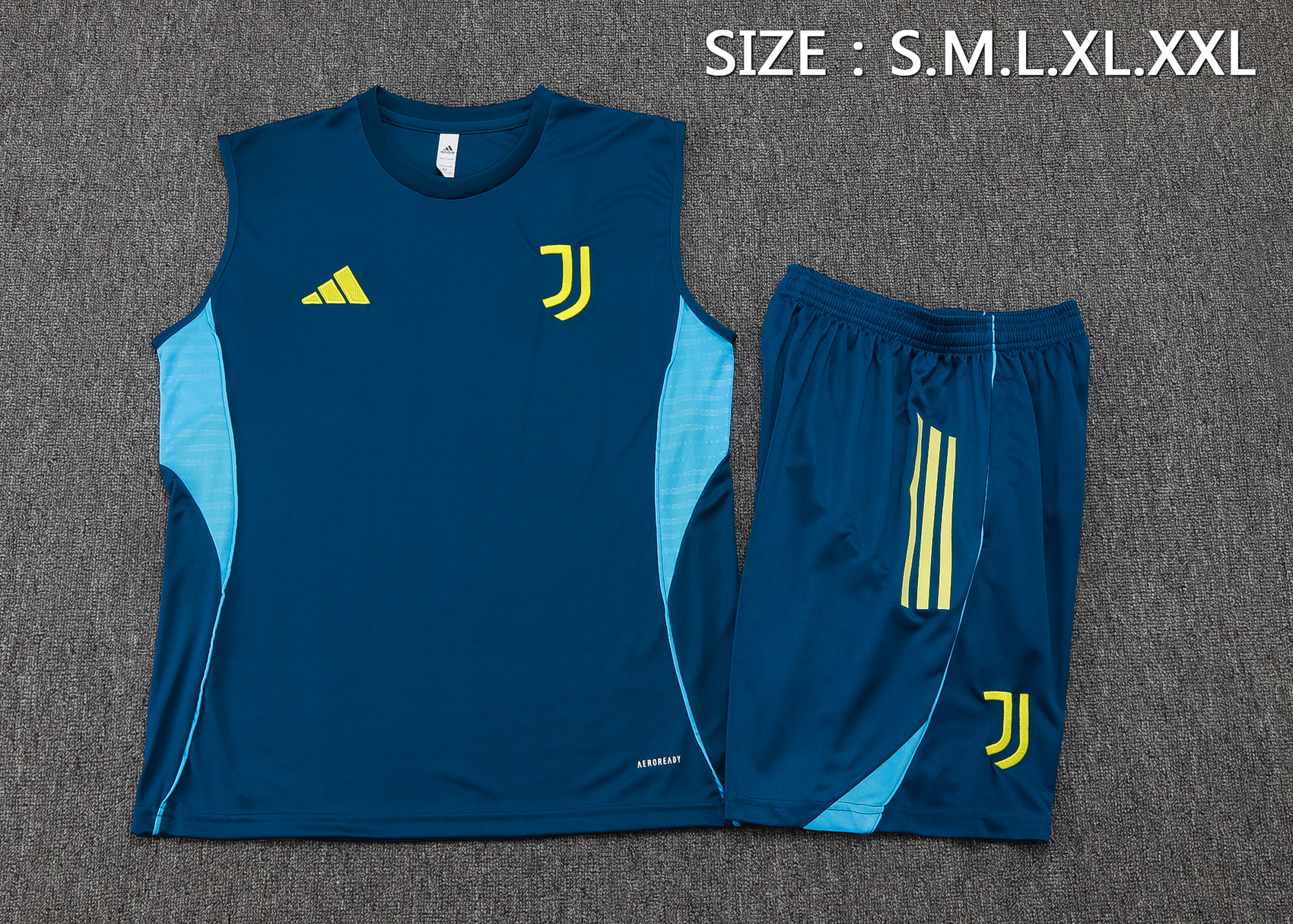 Juventus Sleeveless Training Kit Blue 2025/26