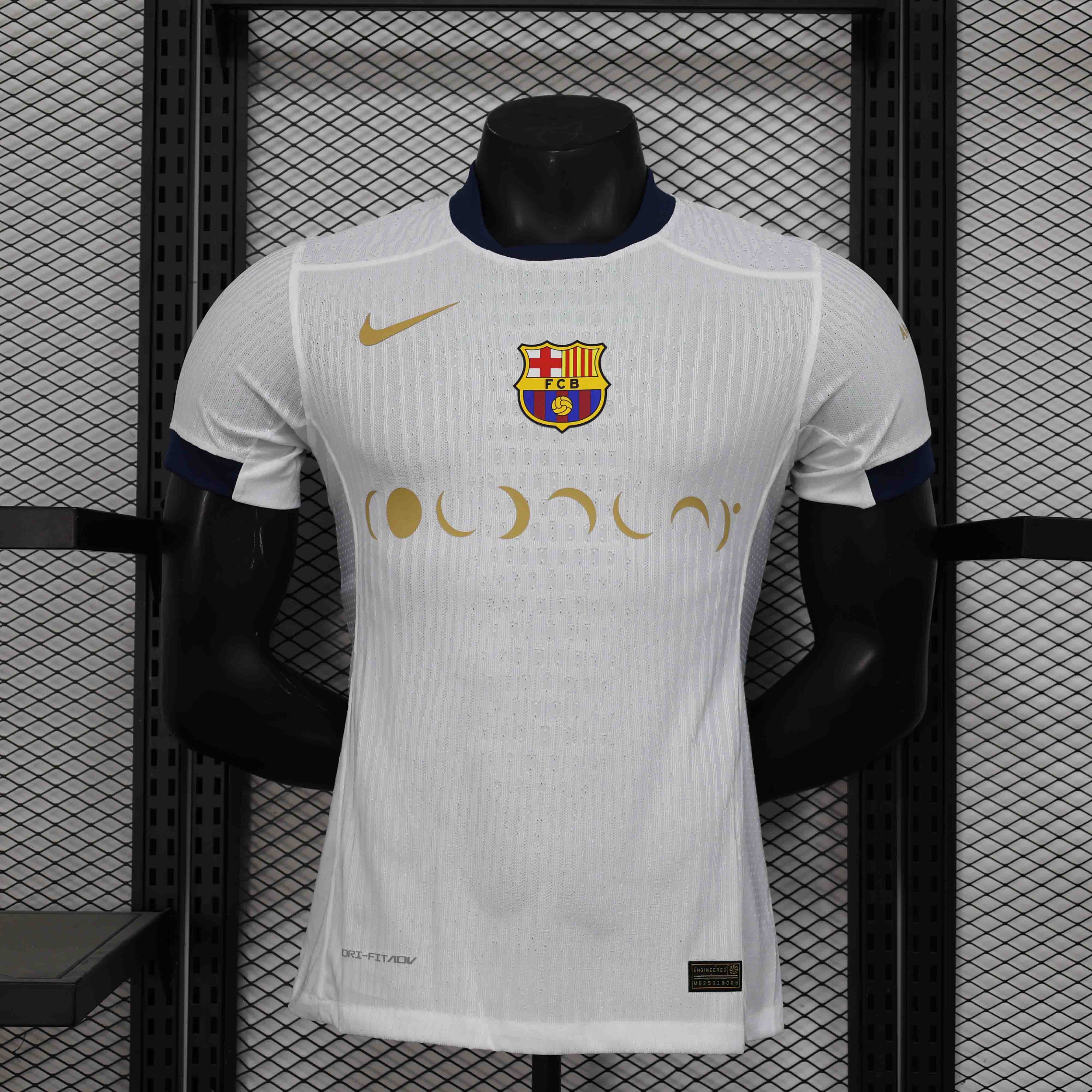 Authentic Football Jersey Barcelona x Coldplay Joint White Special Edition Shirt 2024/25