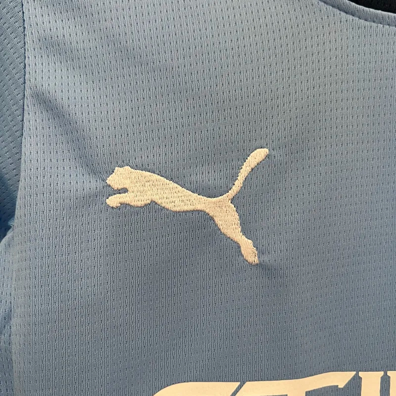 Manchester City Home Kids Kit Jersey+Shorts 2024/25