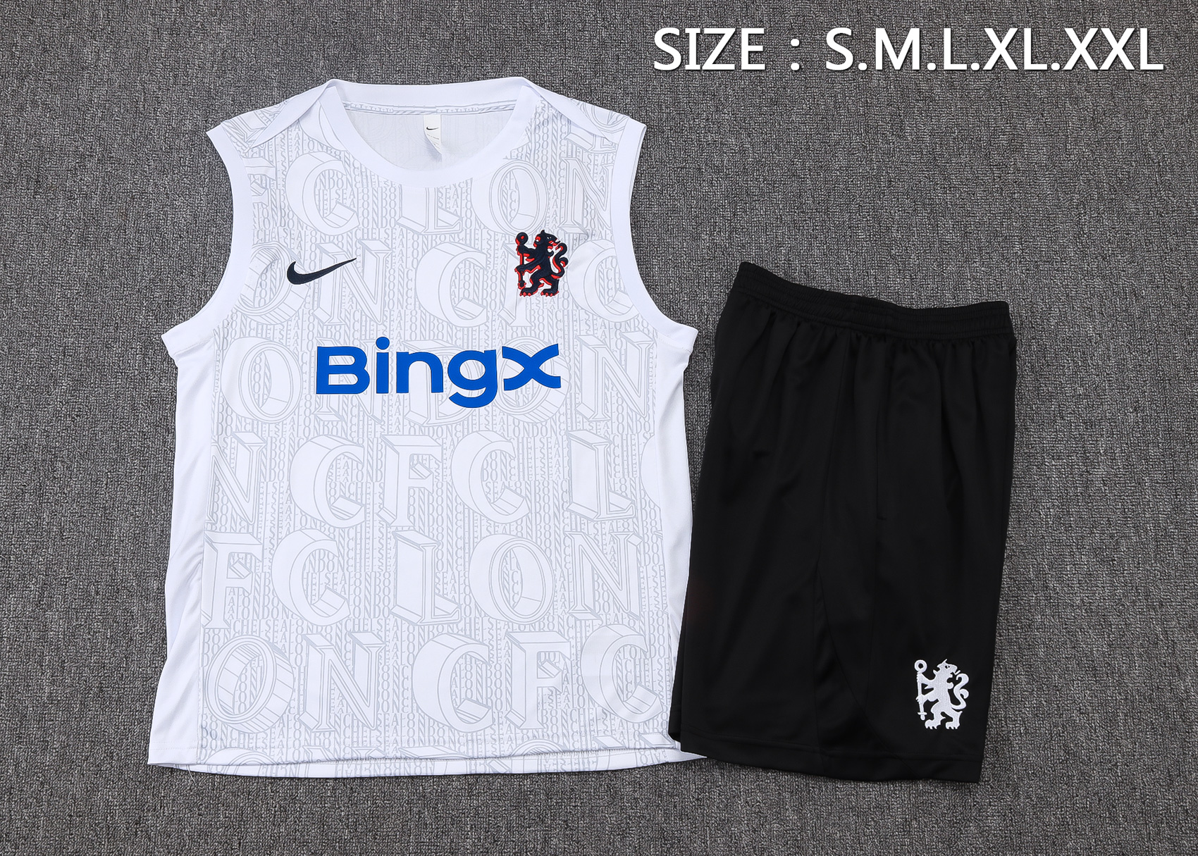 Chelsea Sleeveless Training Kit White 2025/26