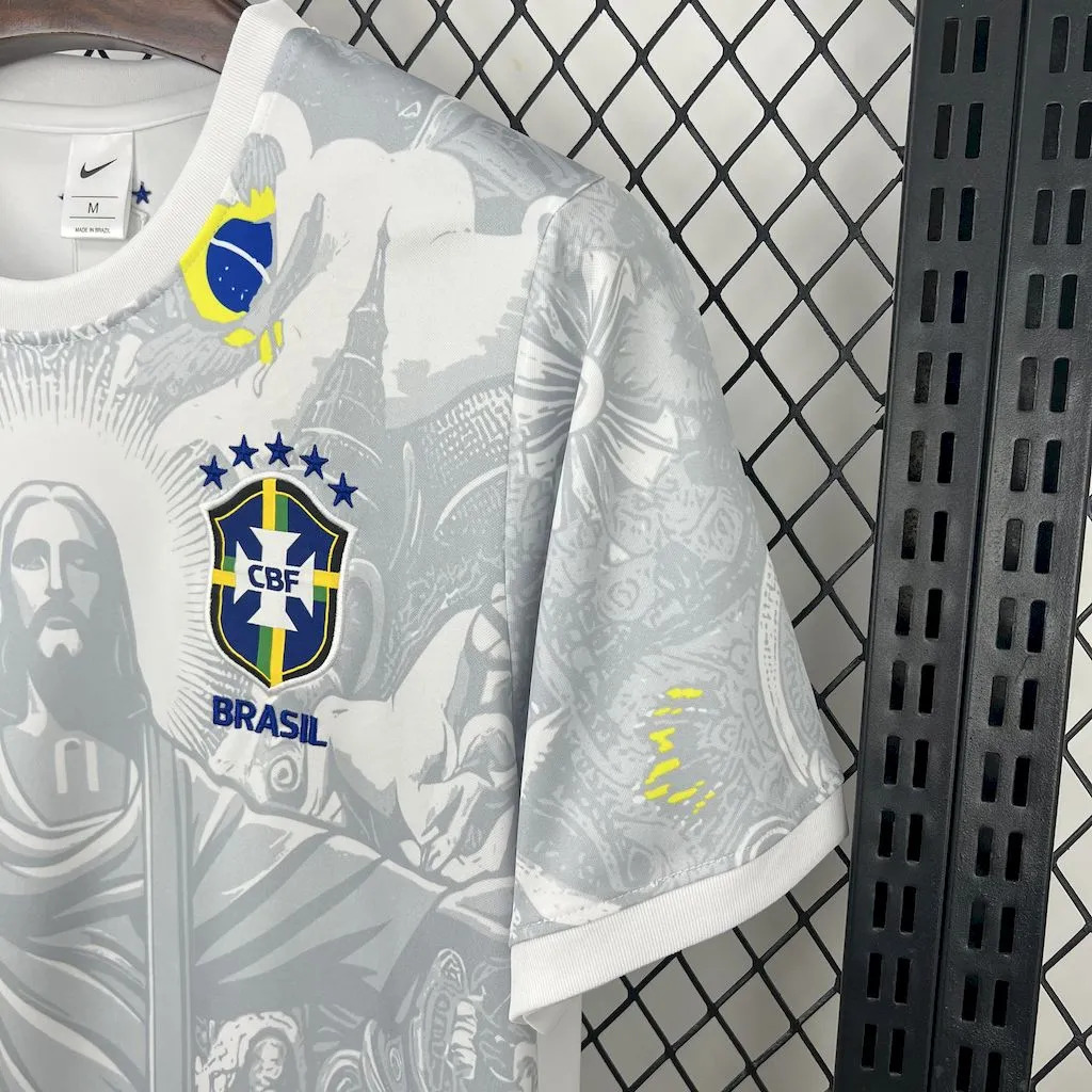 Brazil Soccer Jersey Jesus Special Edition Custom Shirt 2025