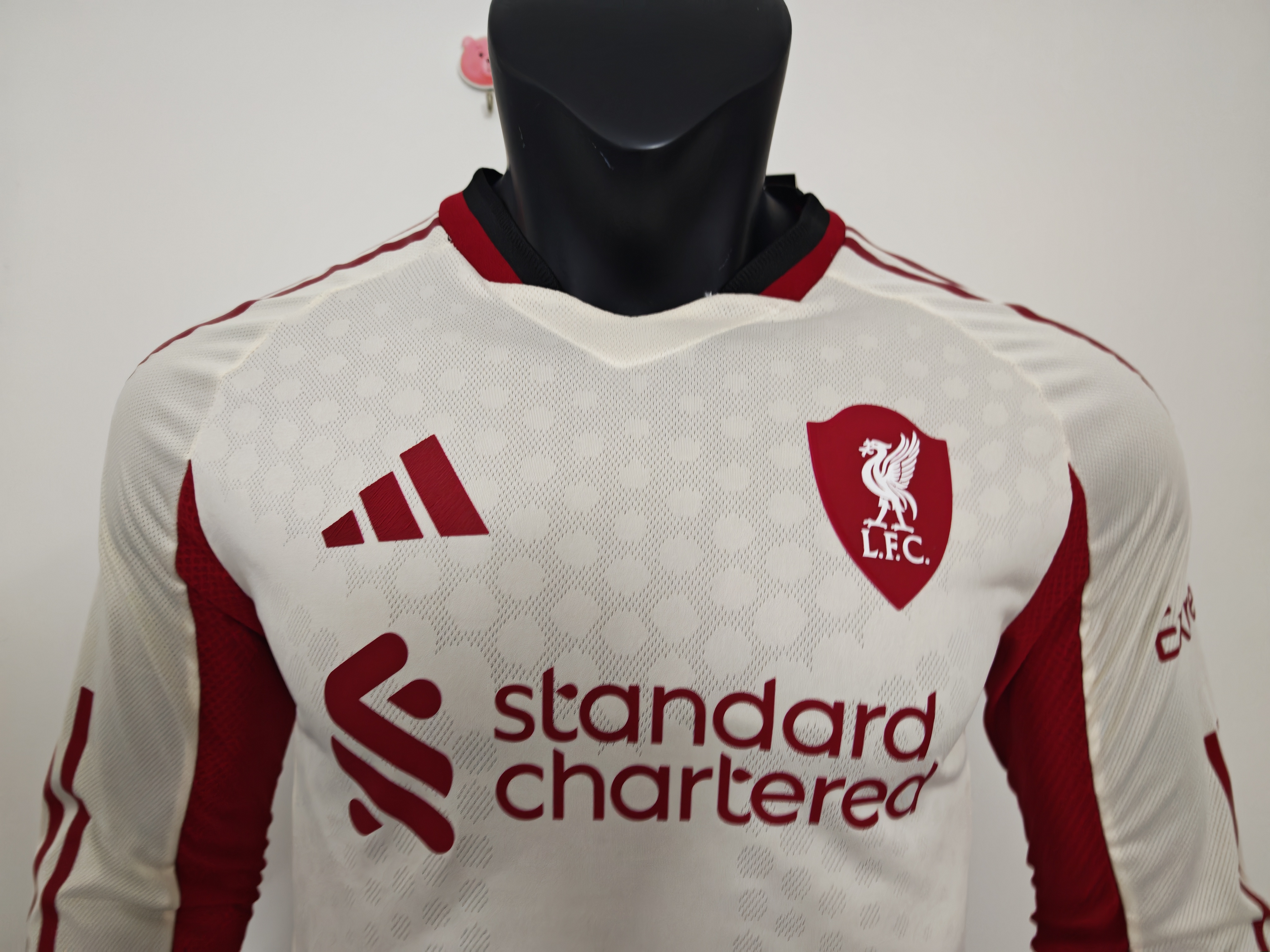 Liverpool Authentic Football Jersey Away Long Sleeve Shirt 2025/26