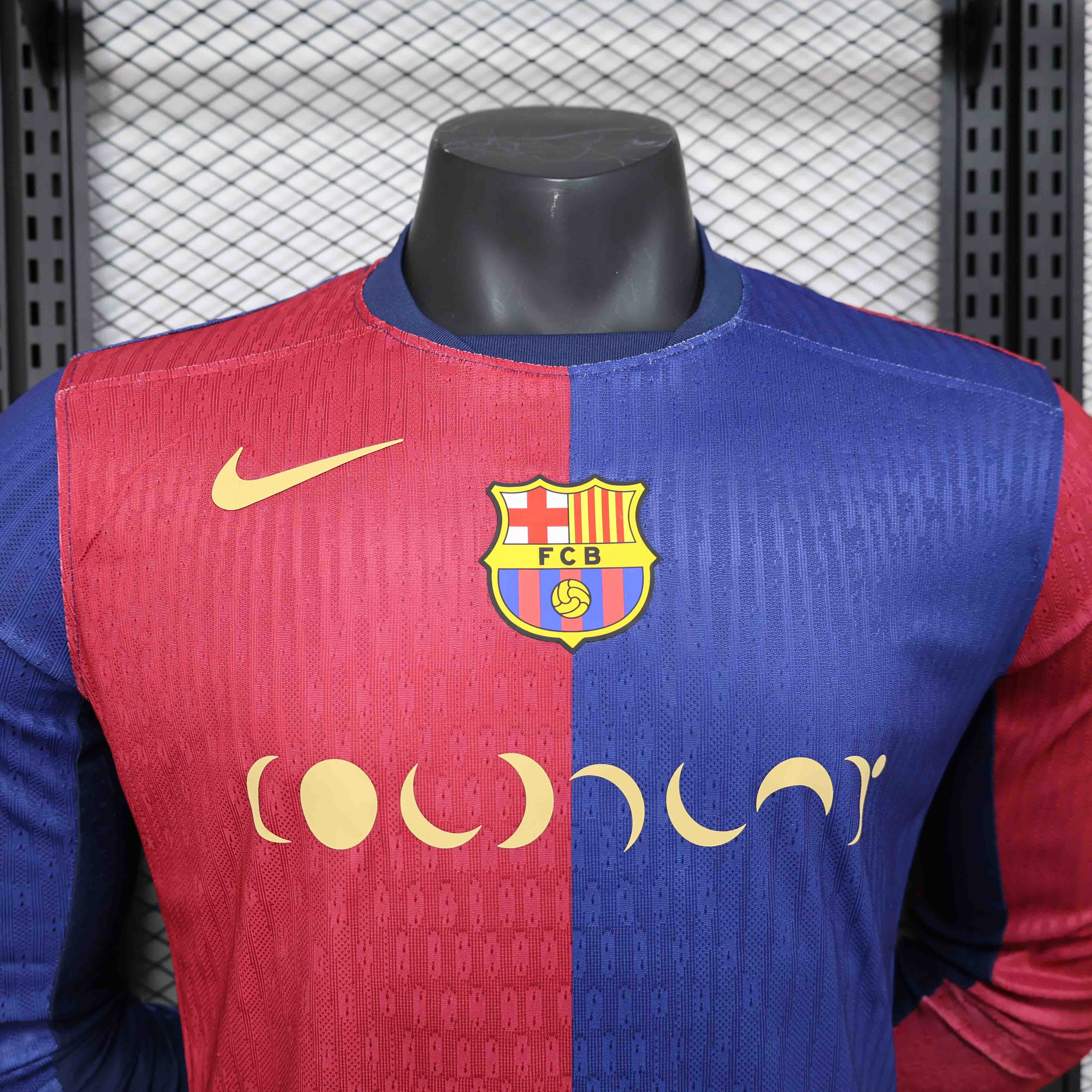 Authentic Soccer Jersey Barcelona Home x Coldplay Long Sleeve Shirt 2024/25