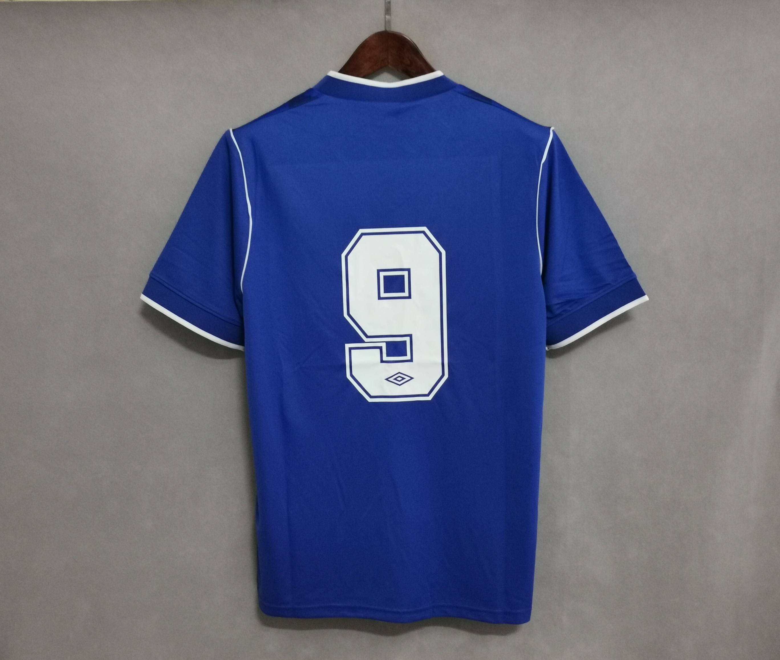 Everton Retro Football Jersey Home Custom Shirt 1886/87