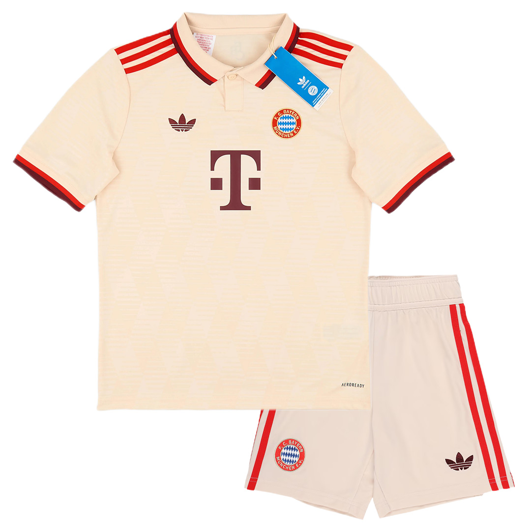Kids Bayern Munich Custom Third Away Soccer Kits 2024/25