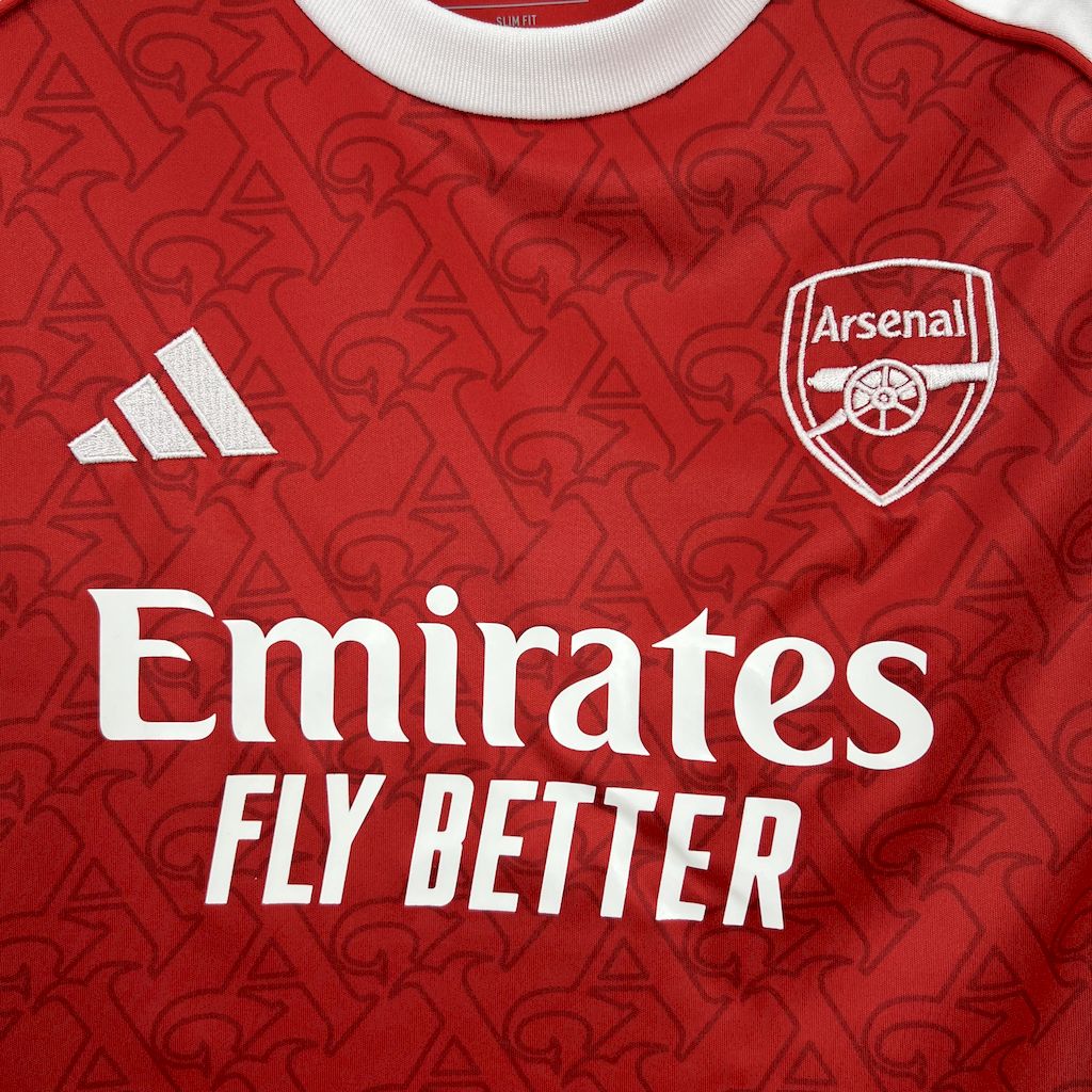 Arsenal Soccer Jersey Home Kids Kit Jersey+Shorts 2025/26