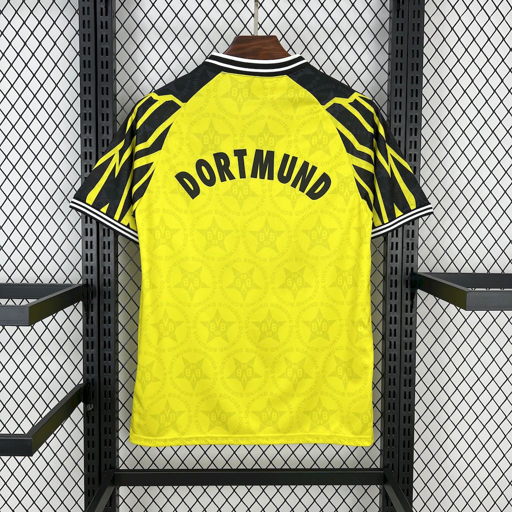Borussia Dortmund Retro Jersey Home Soccer Shirt 1994/95