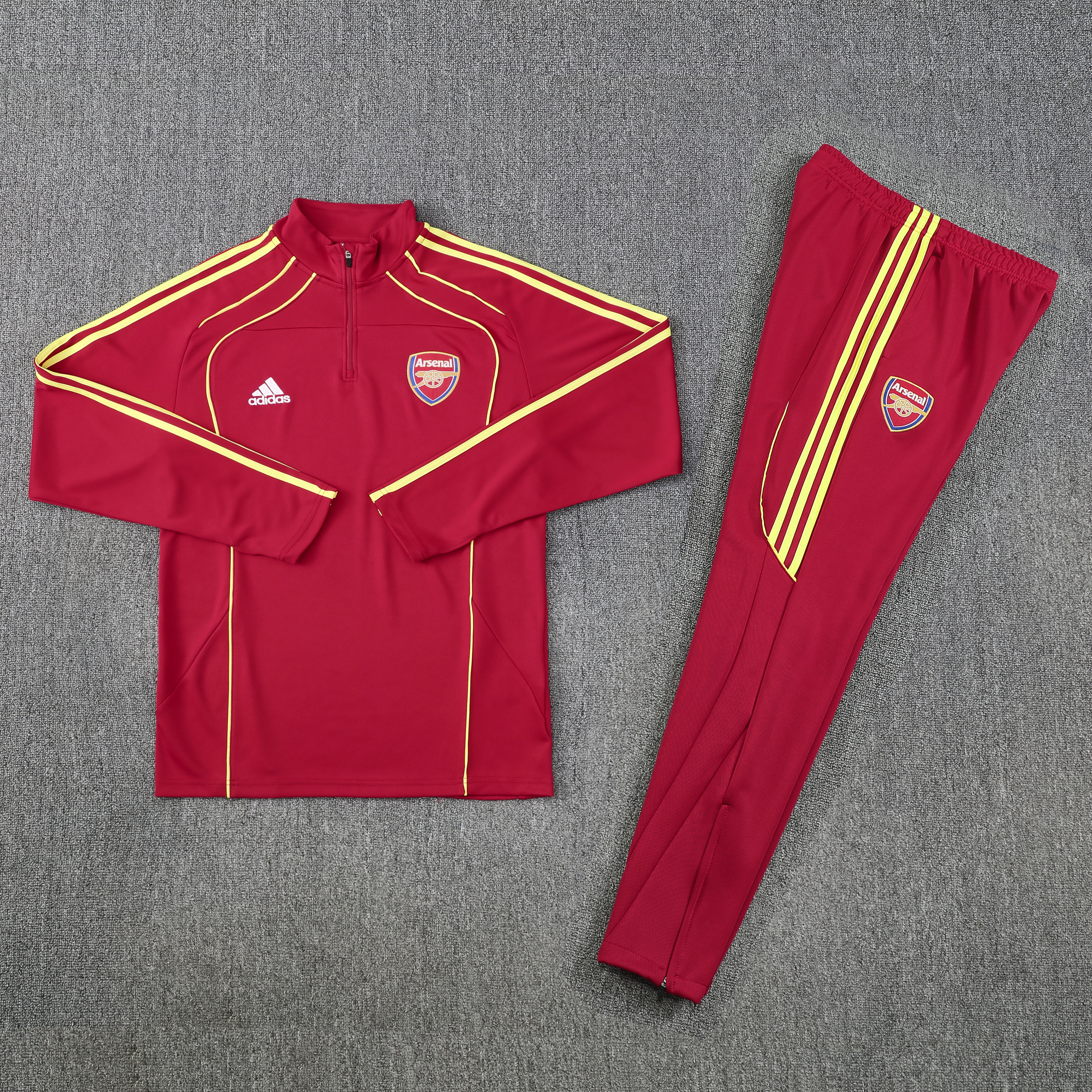 Arsenal Authentic Training Kit (Sweatshirt+Pants) Red 2025/26 - Player Version