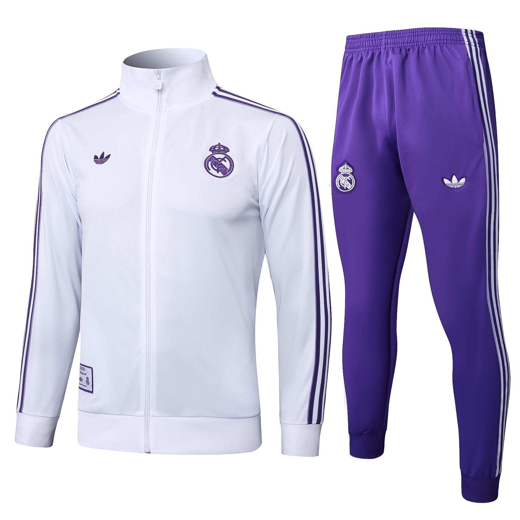 Real Madrid Training Kit (Jacket+Pants) White 2025/26