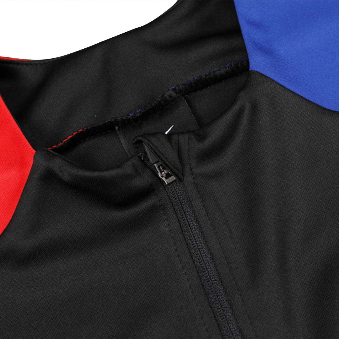 Barcelona Zipper Sweatshirt Kit (Top+Pants) 2024/25